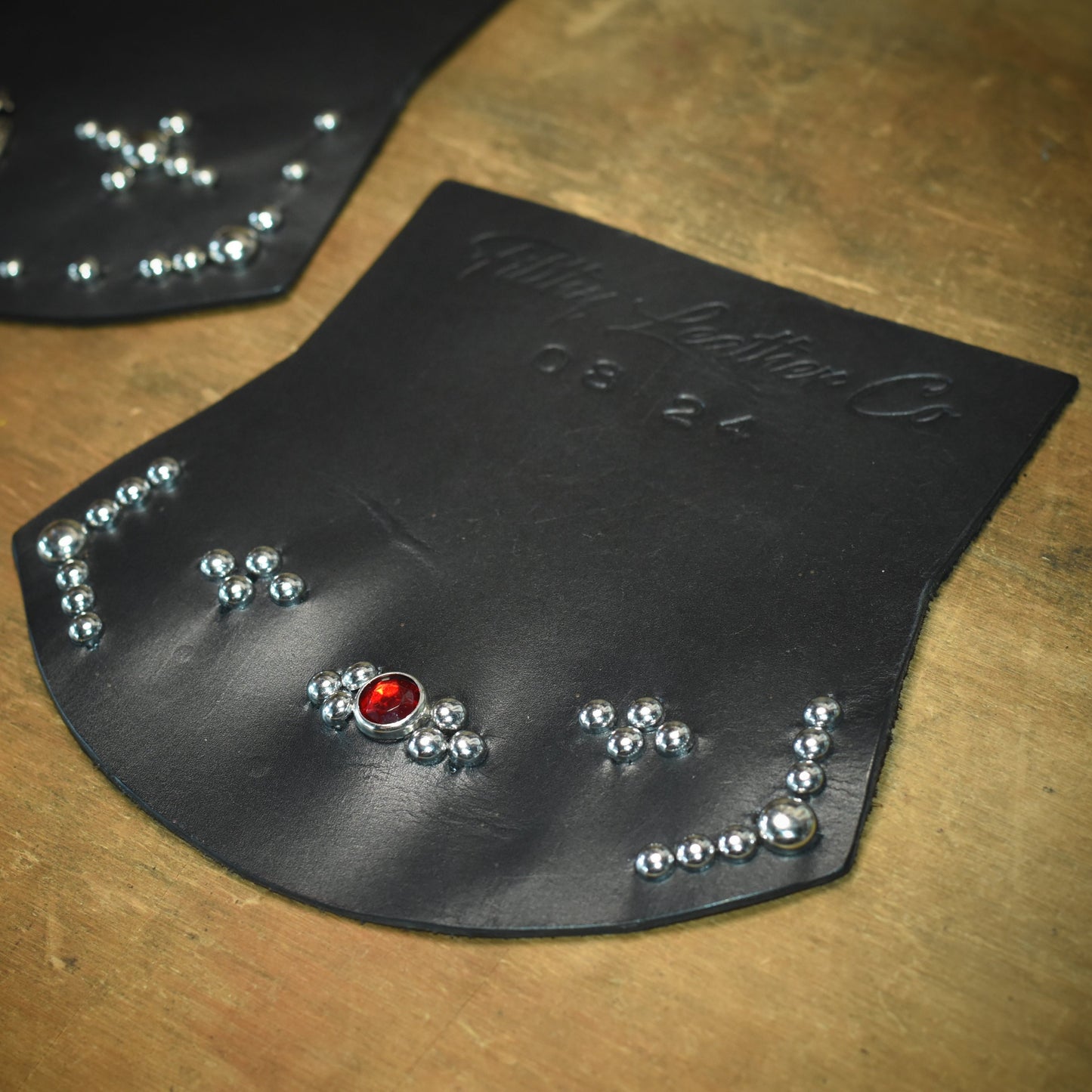 Leather Chopper Mud Flap